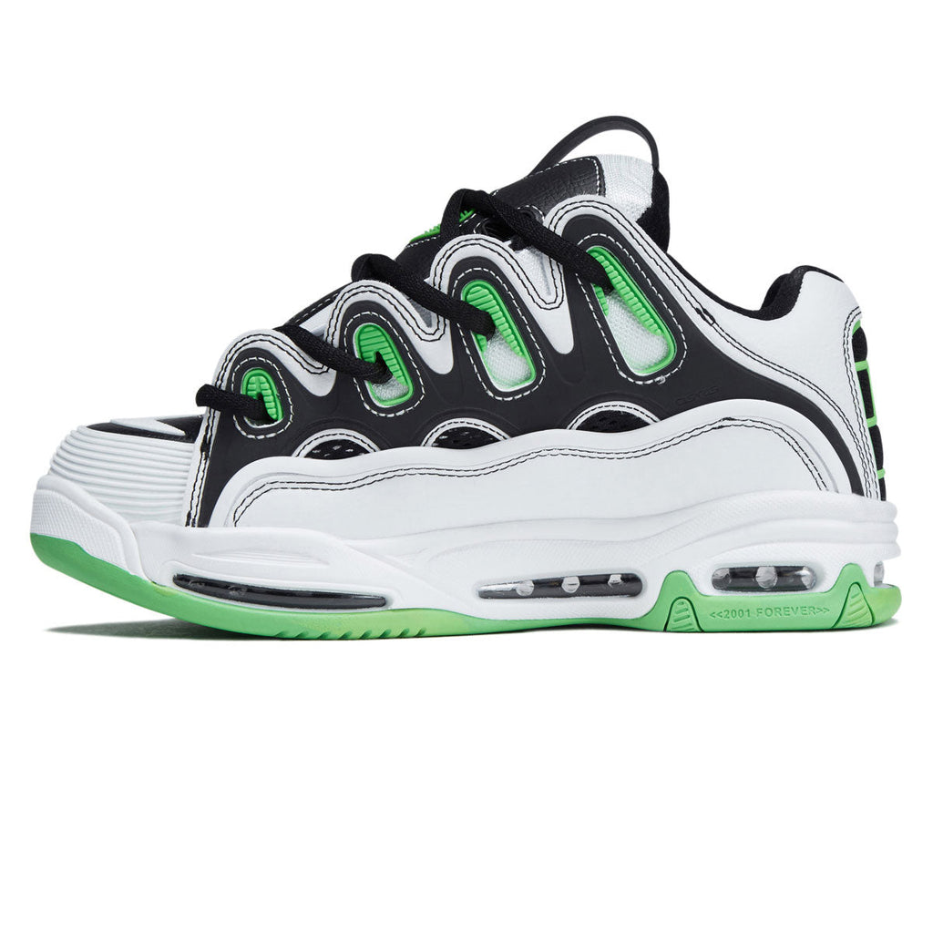 Osiris D3 2001 Shoes - White/Black/Green