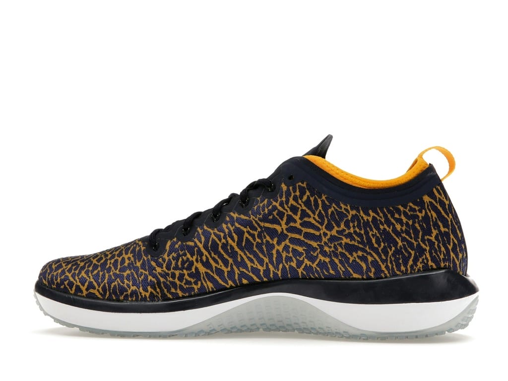 Jordan Trainer 1 Low Michigan Sneakers College Navy White Amarillo