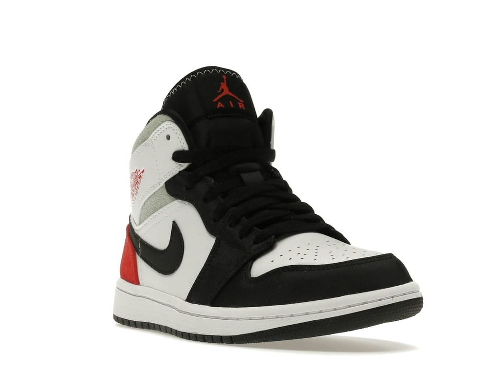 Air Jordan 1 Mid SE Red Black Toe (852542-100)