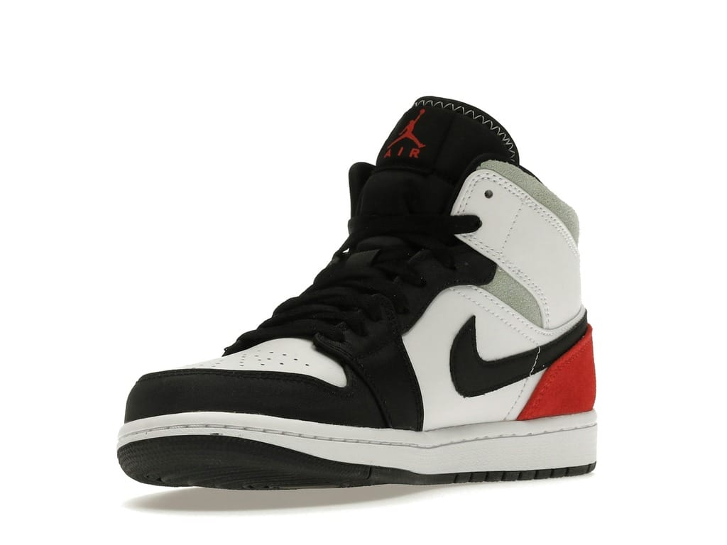 Air Jordan 1 Mid SE Red Black Toe (852542-100)