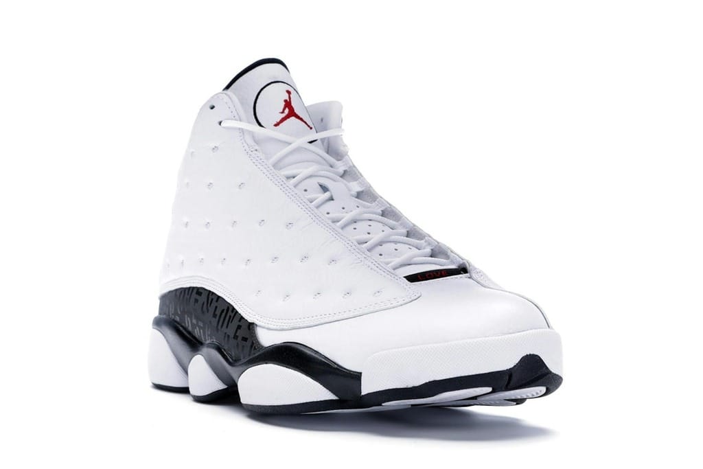 Jordan 13 Retro Love and Respect White/Black 888164-112 Sneakers