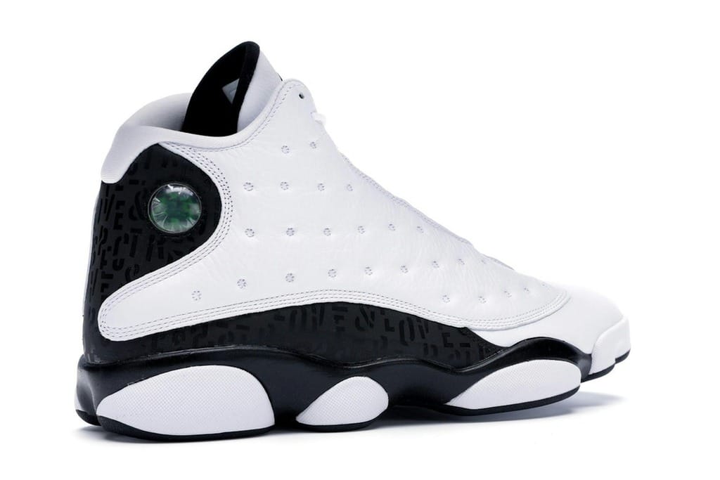 Jordan 13 Retro Love and Respect White/Black 888164-112 Sneakers