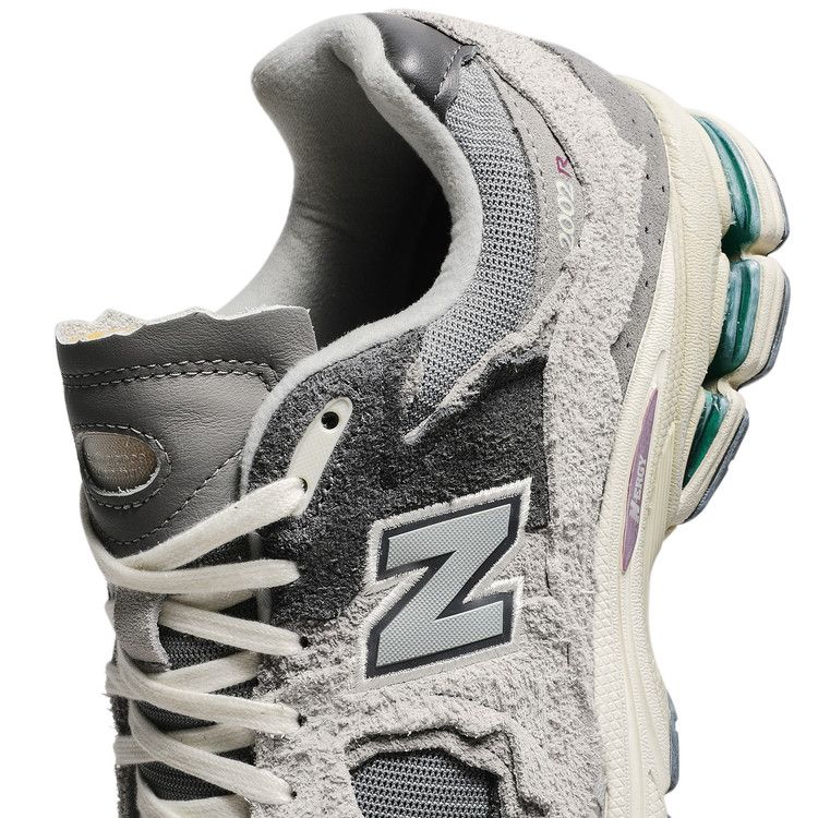 New Balance 2002R Grey Brown Pouch