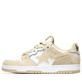 A Bathing Ape Sk8 Sta #3 - Beige/White