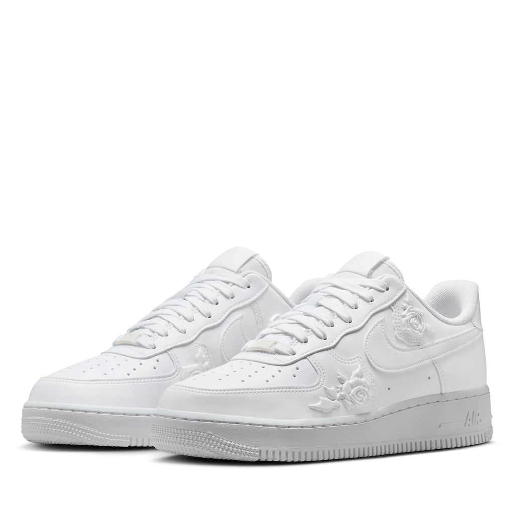 Women's Nike Air Force 1 '07 'White Roses' - White/Black