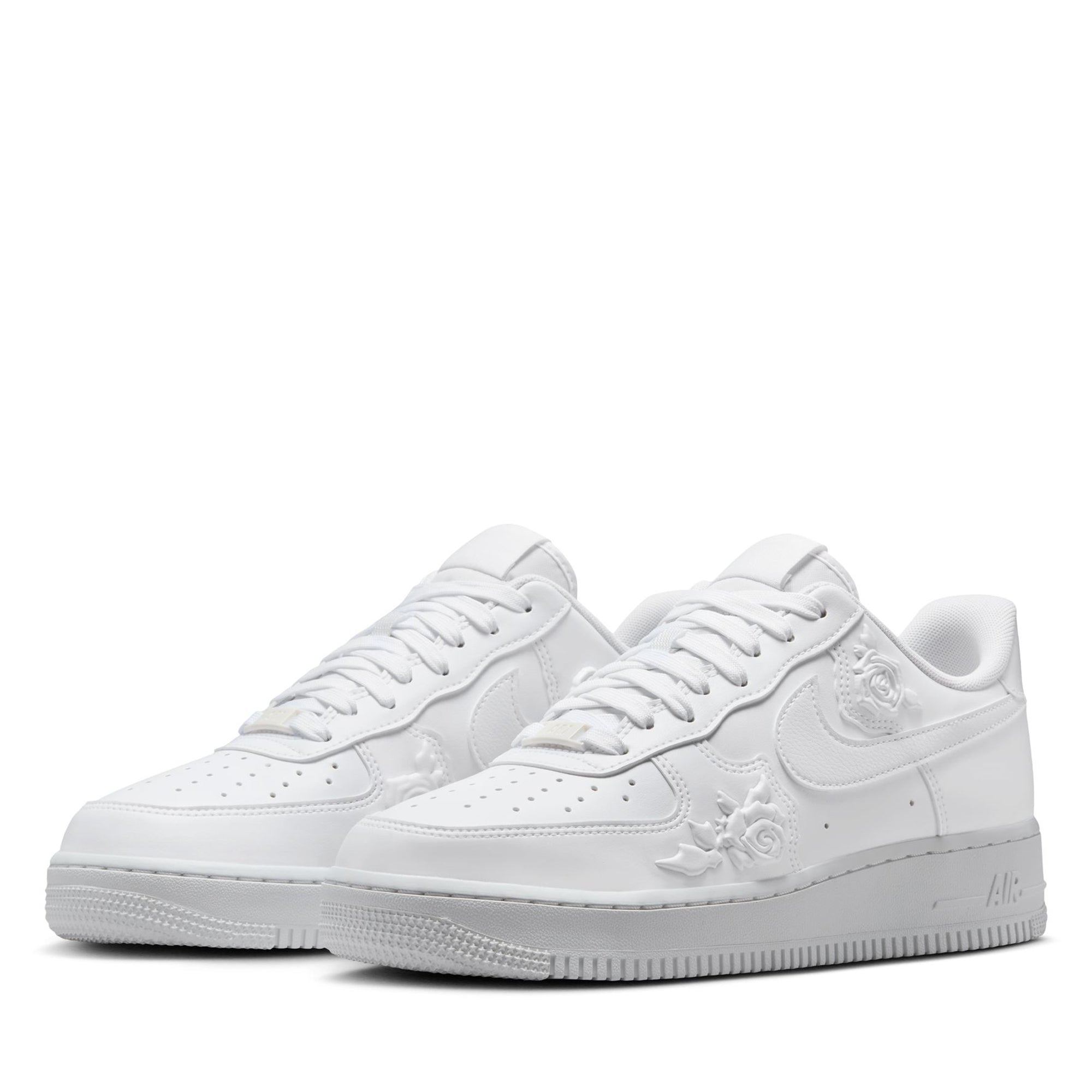 Women's Nike Air Force 1 '07 'White Roses' - White/Black