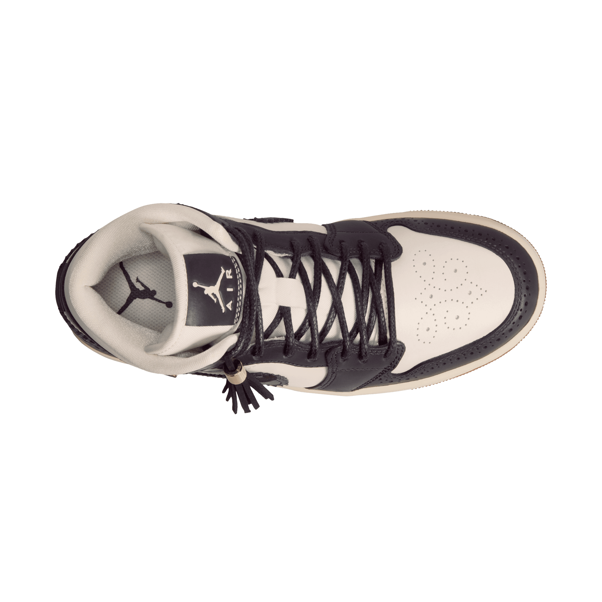 Women's Air Jordan 1 Mid SE "Off Noir Pearl White"