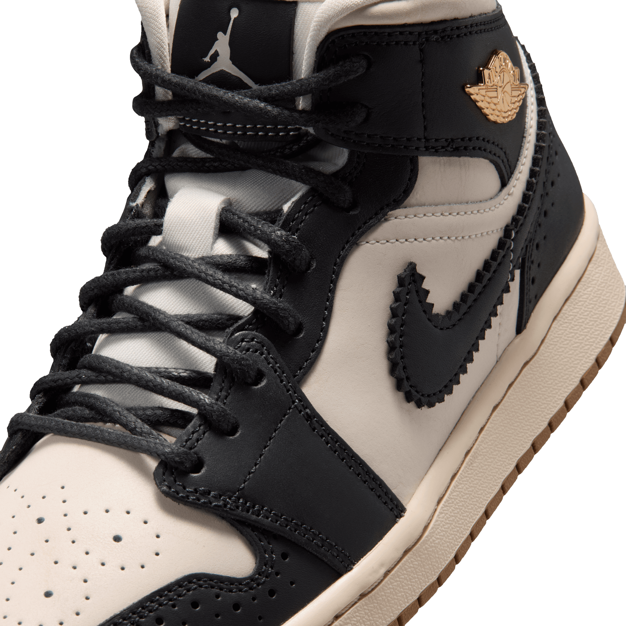 Women's Air Jordan 1 Mid SE "Off Noir Pearl White"