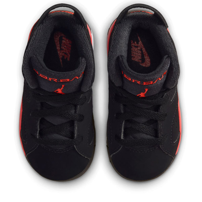 Jordan 6 Retro 'Reverse Infrared' (TD) - Black/Light Crimson
