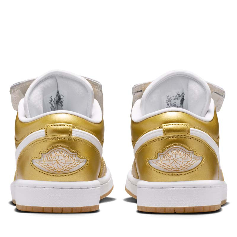 Women's Air Jordan 1 Low 'Tiempo' - Gold/White