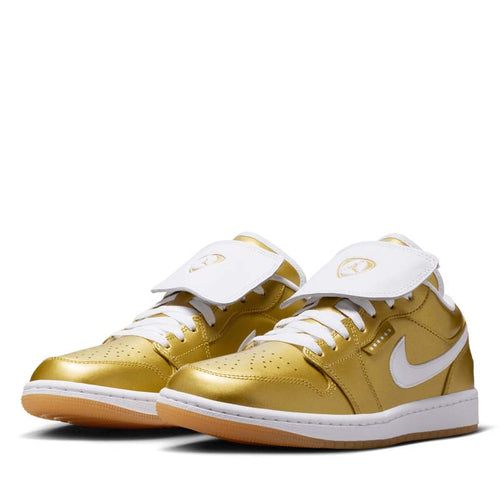 Women's Air Jordan 1 Low 'Tiempo' - Gold/White
