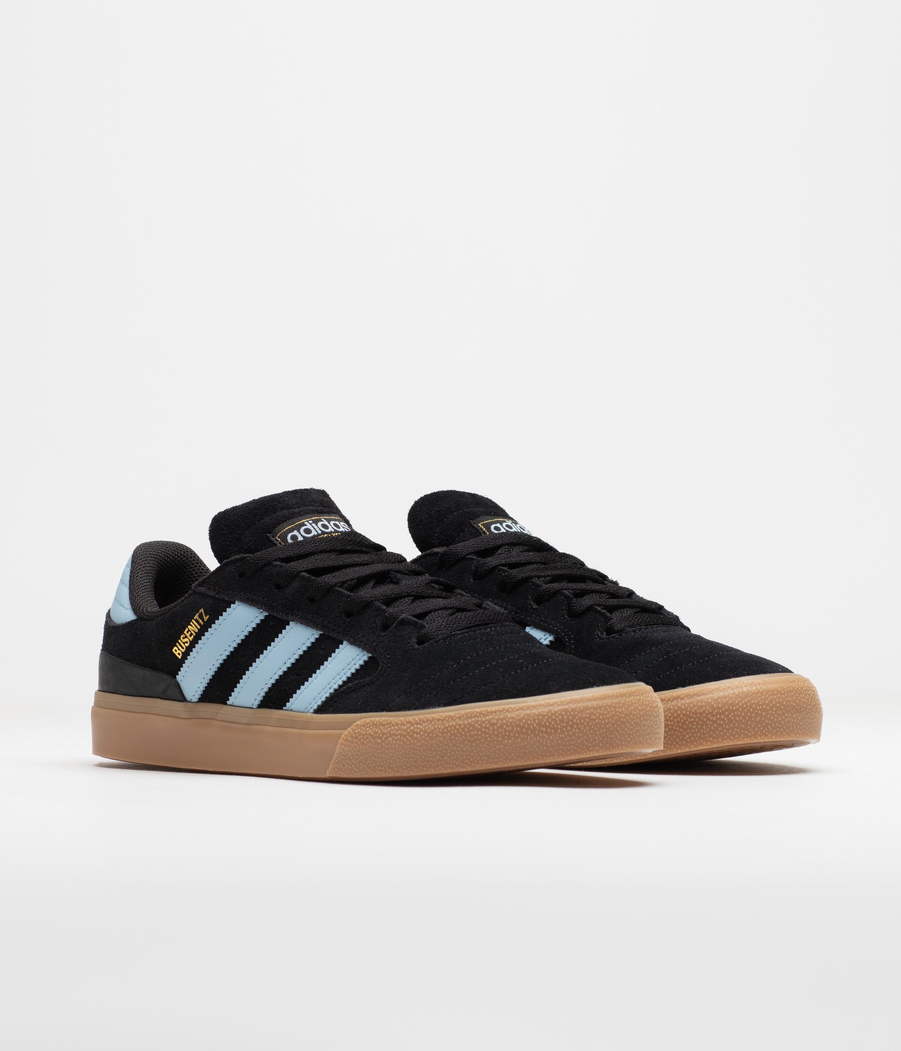 Adidas Busenitz Vulc II Shoes - Core Black / Clear Sky / Gum4