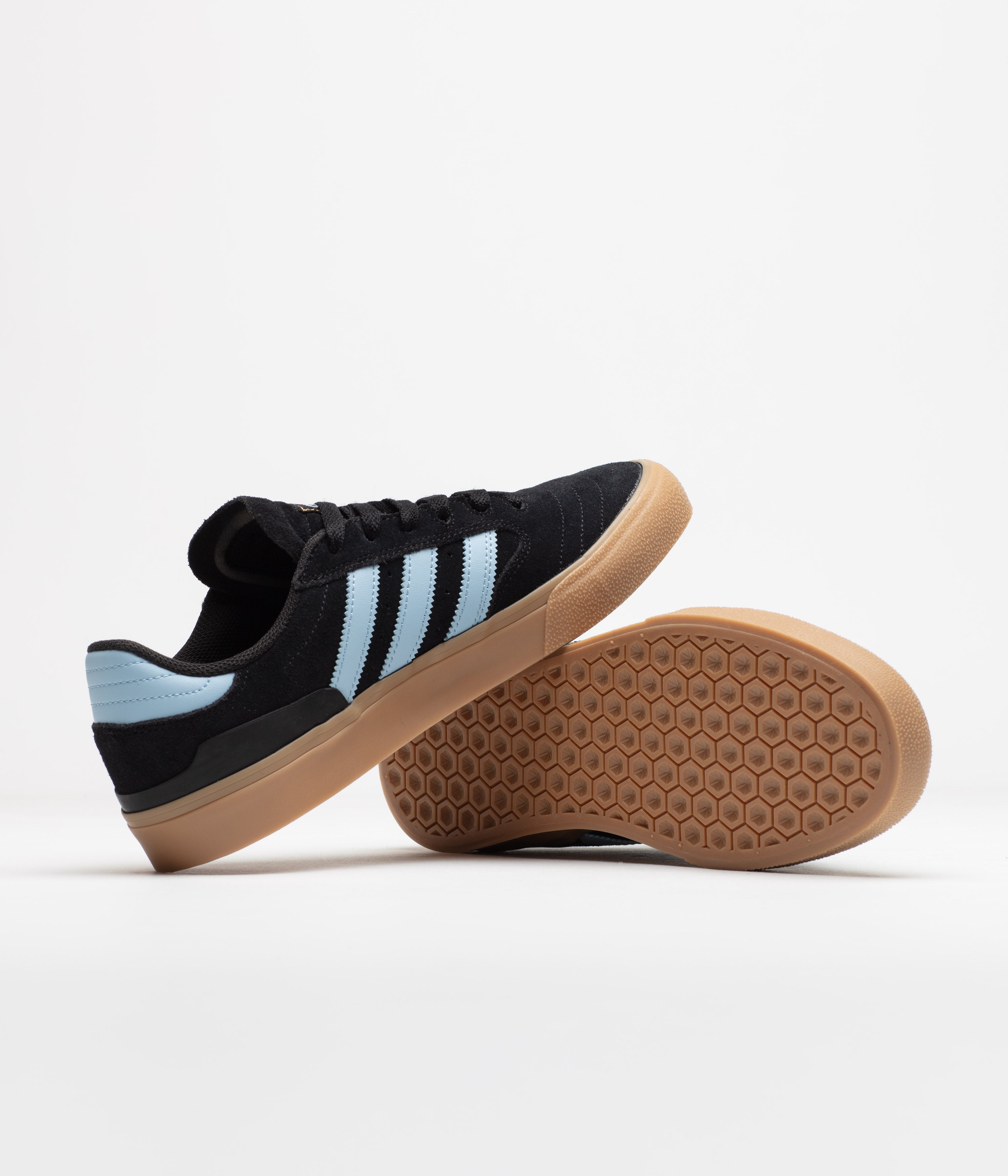 Adidas Busenitz Vulc II Shoes - Core Black / Clear Sky / Gum4