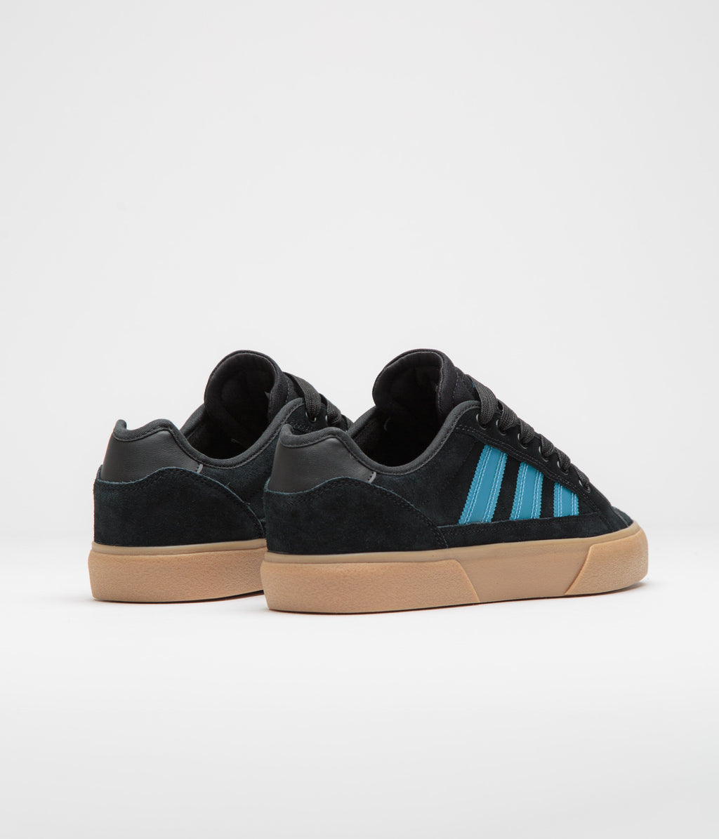 Adidas Court TNS Premiere Shoes - Core Black / Lucid Ray Blue / Gum4