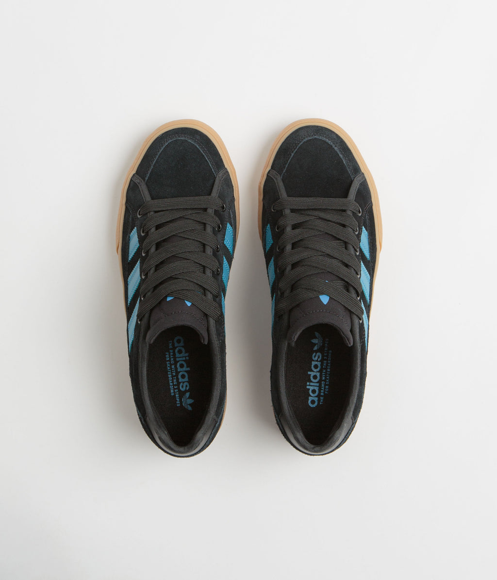 Adidas Court TNS Premiere Shoes - Core Black / Lucid Ray Blue / Gum4