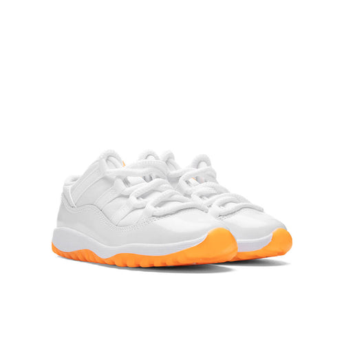 Air Jordan 11 Retro Low (TD) - White/Bright Citrus