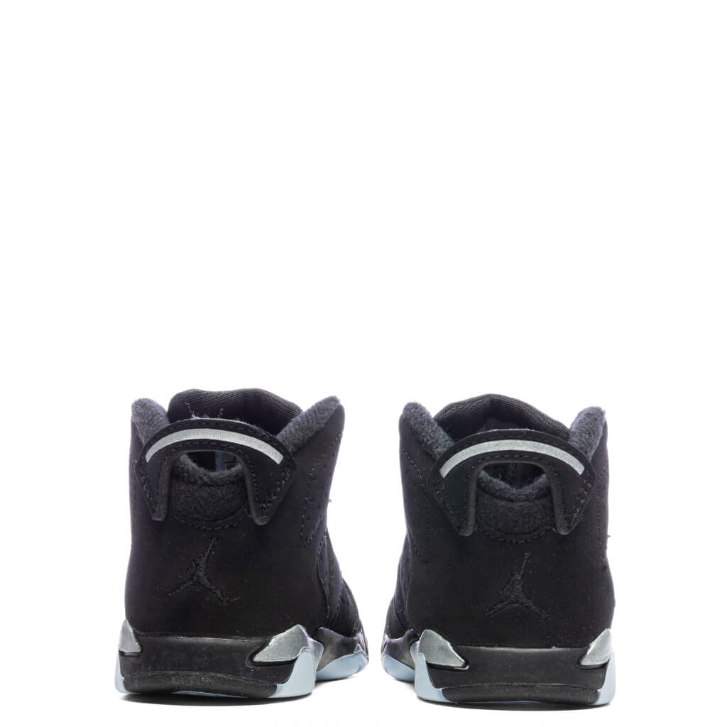 Air Jordan 6 Retro (TD) - Black/Metallic Silver/Black