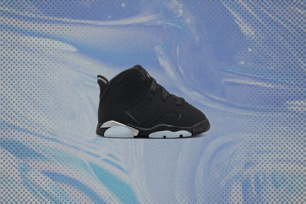 Air Jordan 6 Retro (TD) - Black/Metallic Silver/Black