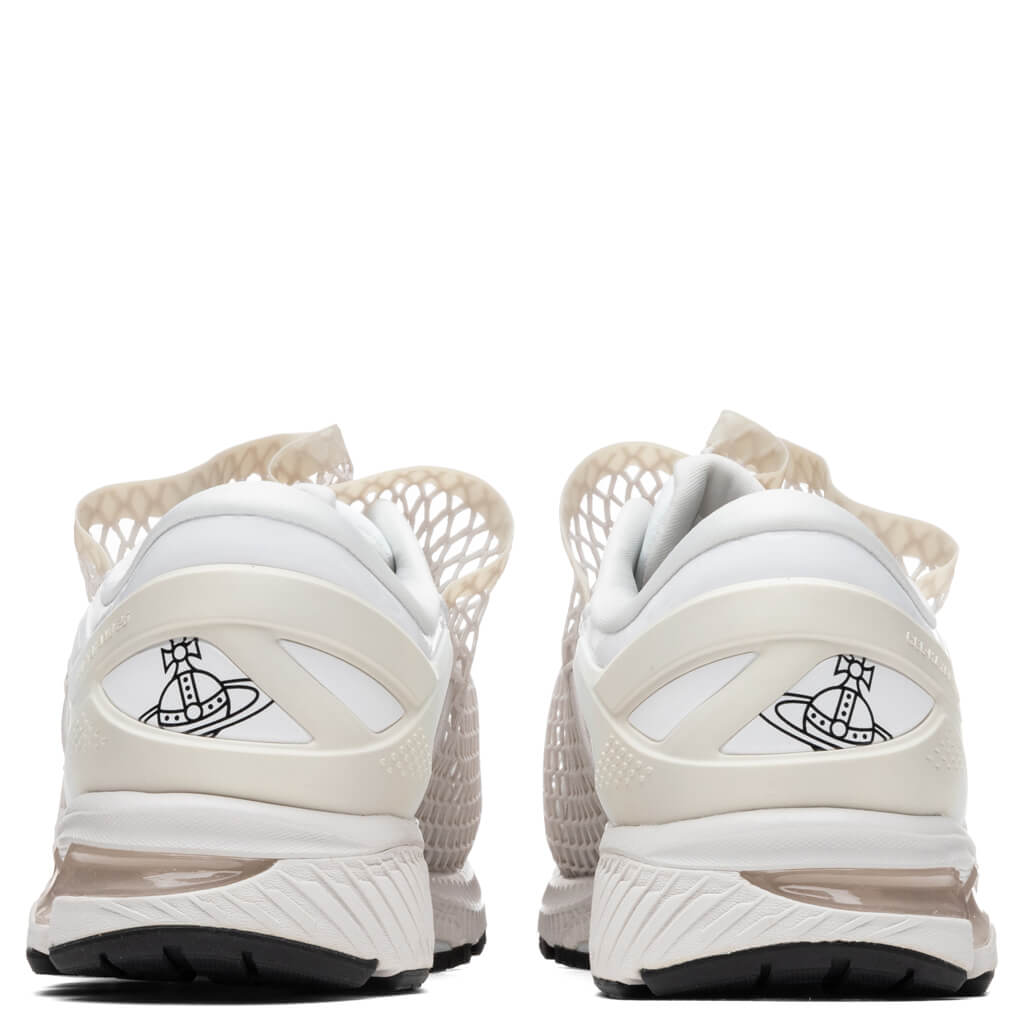 Asics X Vivienne Westwood Gel Kayano 26 Buffalo Bag Birch White