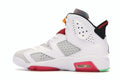 Jordan 6 Retro Hare CT8529-062 Sneakers – Neutral Grey/White/Red