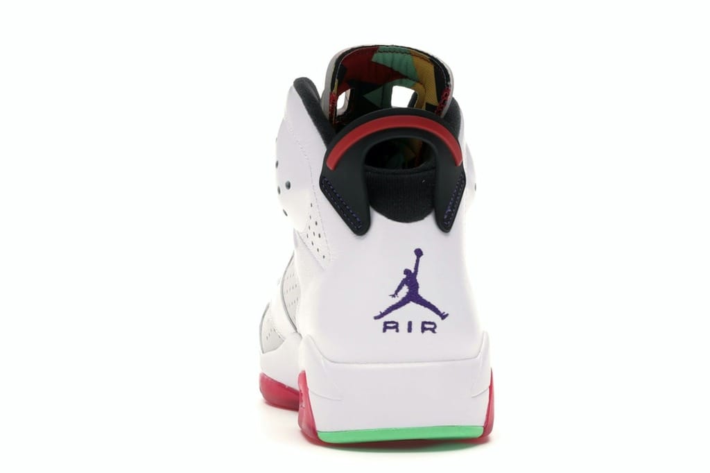 Jordan 6 Retro Hare CT8529-062 Sneakers – Neutral Grey/White/Red