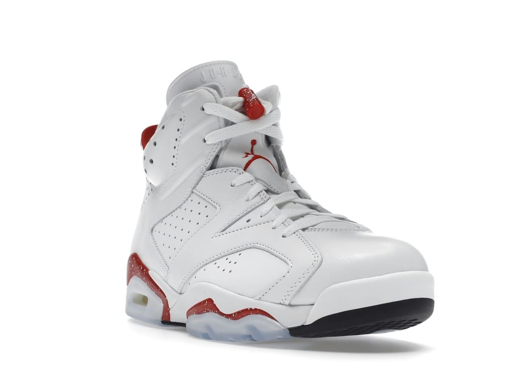 Air Jordan 6 Retro Red Oreo CT8529-162 White University Red Black Sneakers