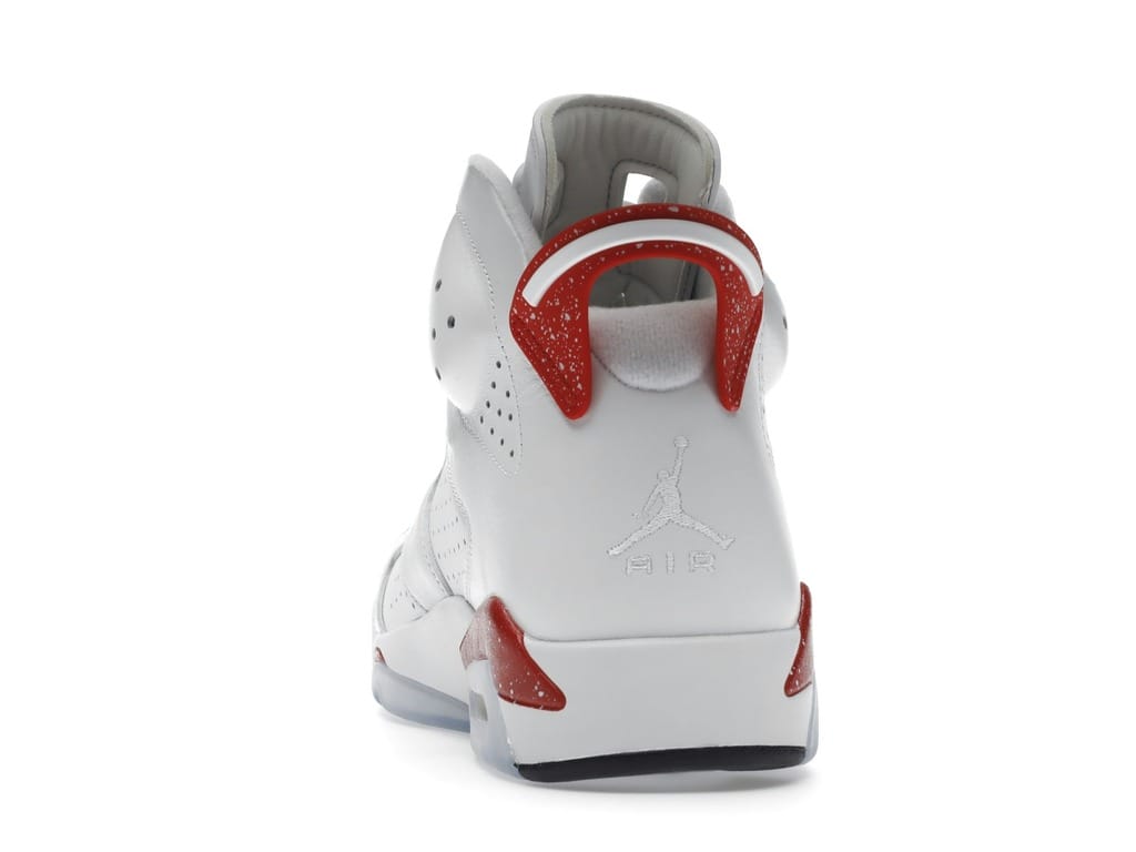 Air Jordan 6 Retro Red Oreo CT8529-162 White University Red Black Sneakers