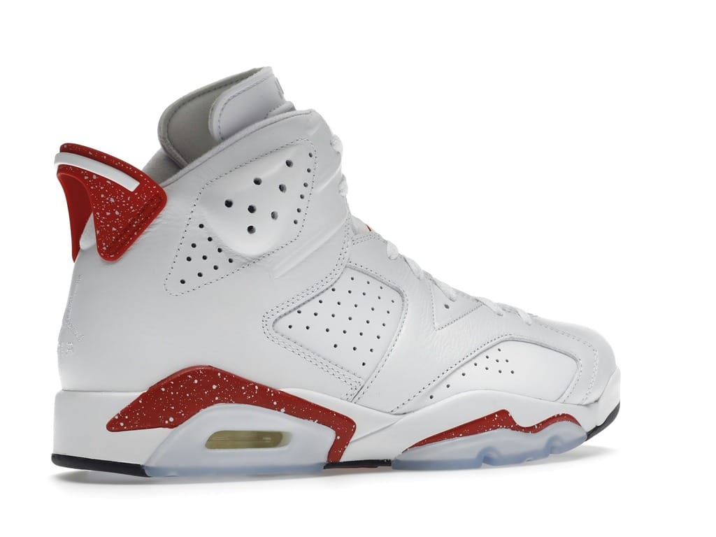 Air Jordan 6 Retro Red Oreo CT8529-162 White University Red Black Sneakers