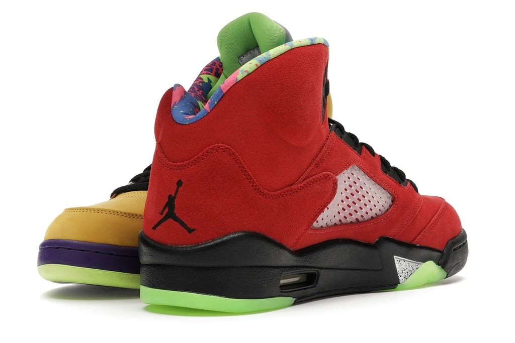 Jordan 5 Retro What The Varsity Maize Court Purple Ghost Green Solar Orange CZ5725-700