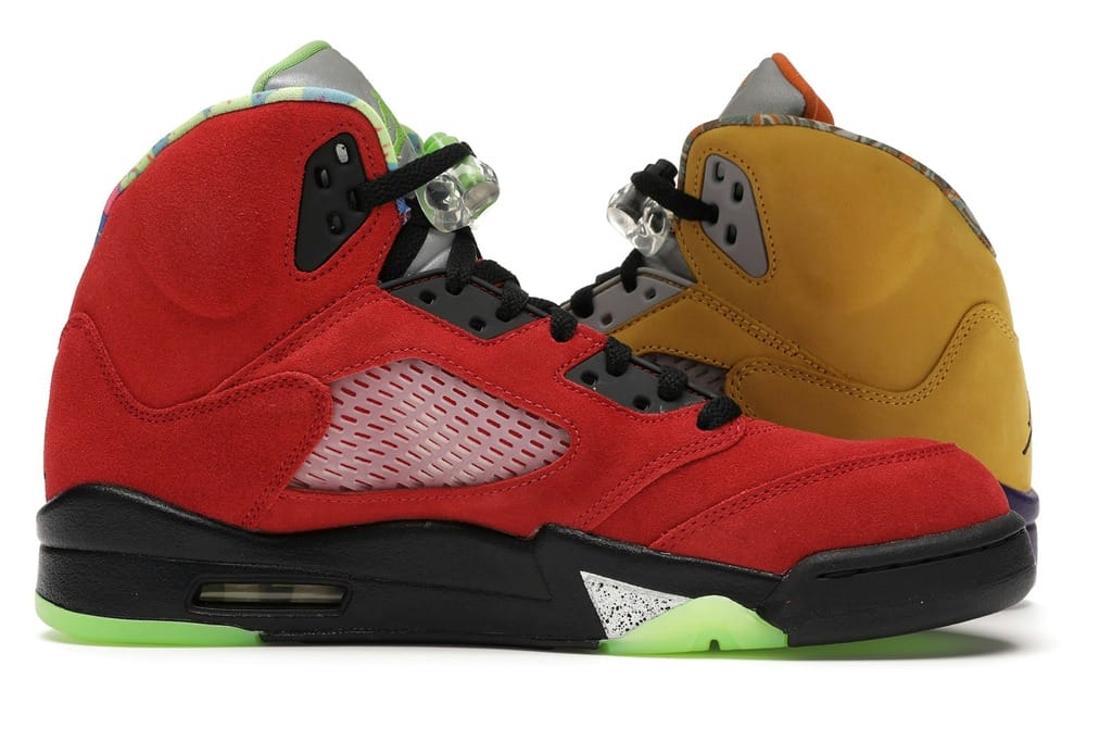Jordan 5 Retro What The Varsity Maize Court Purple Ghost Green Solar Orange CZ5725-700