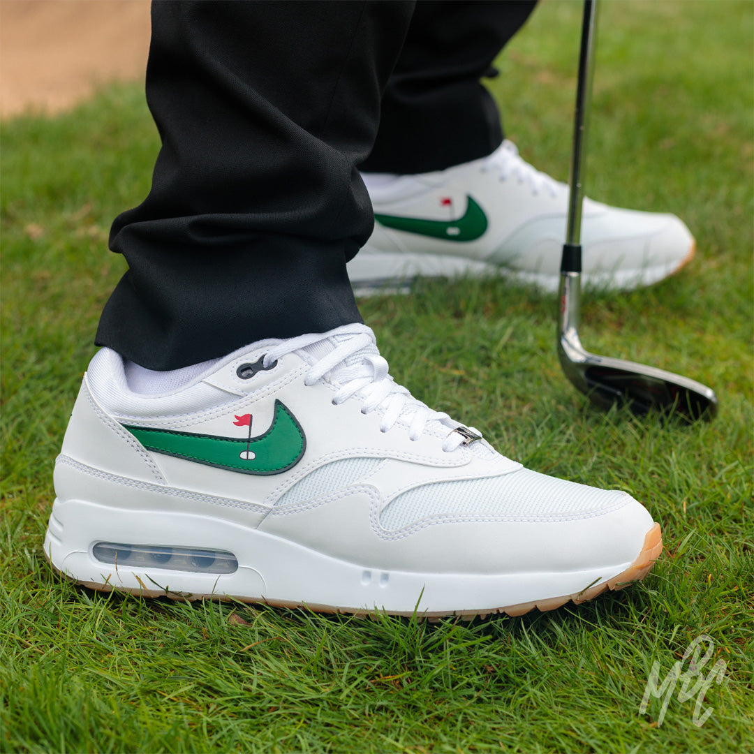 Clean on the Green - Air Max 1 Golf Custom