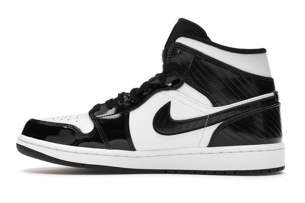 Air Jordan 1 Mid Carbon Fiber Black White DD1649-001
