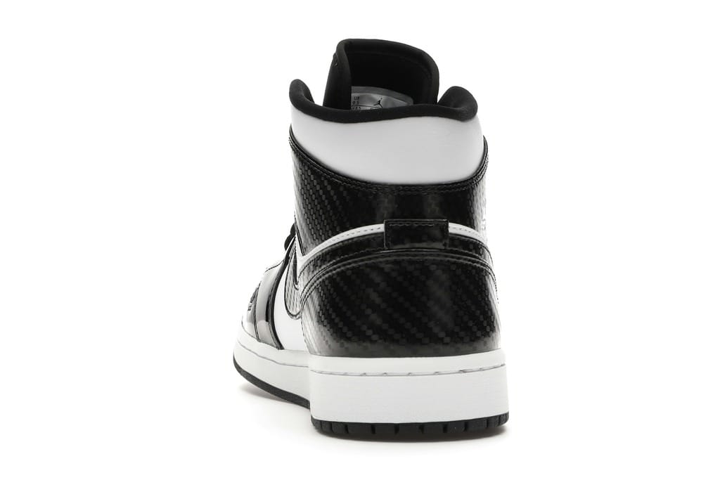 Air Jordan 1 Mid Carbon Fiber Black White DD1649-001
