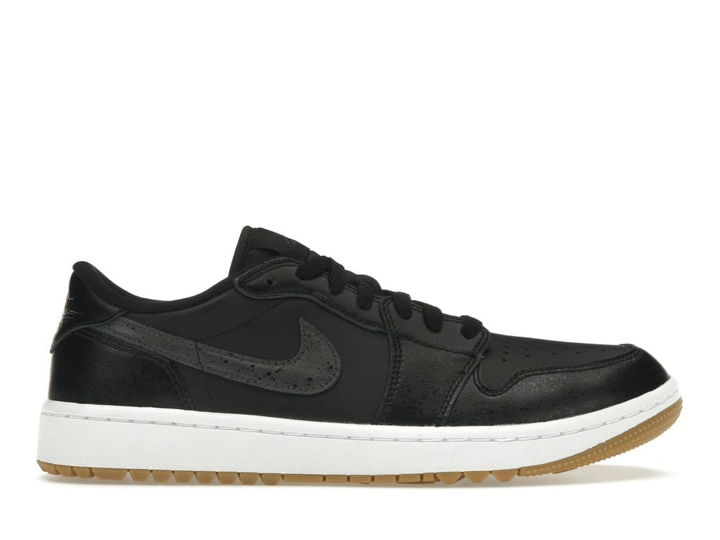 Jordan 1 Retro Low Golf Shoes Black Gum DD9315-005