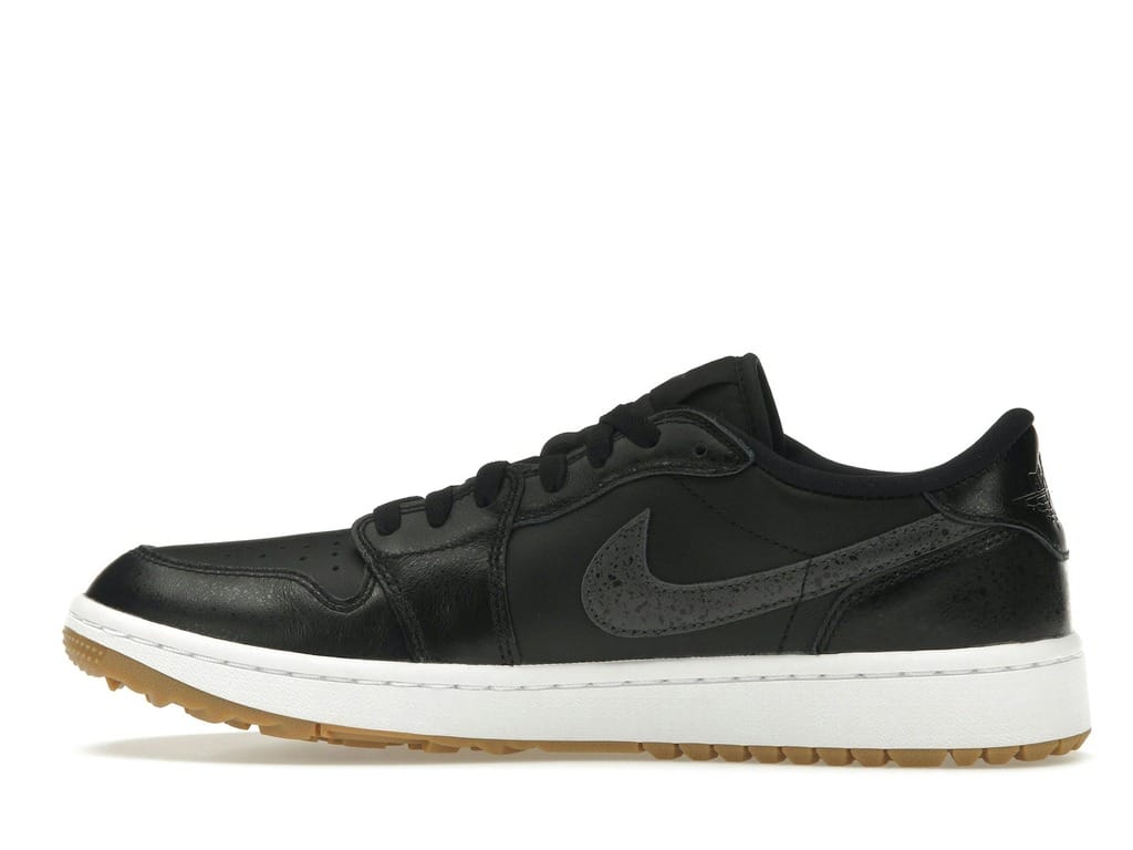 Jordan 1 Retro Low Golf Shoes Black Gum DD9315-005