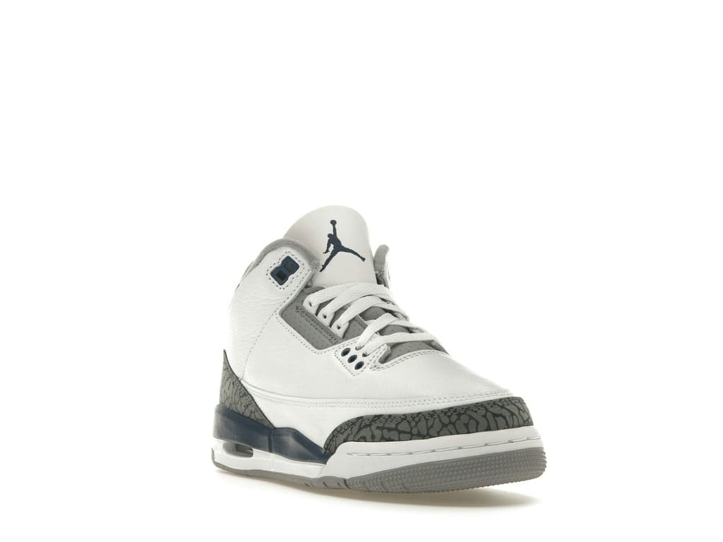 Jordan 3 Retro Midnight Navy (GS) DM0967-140 White Cement Grey Black Sneakers