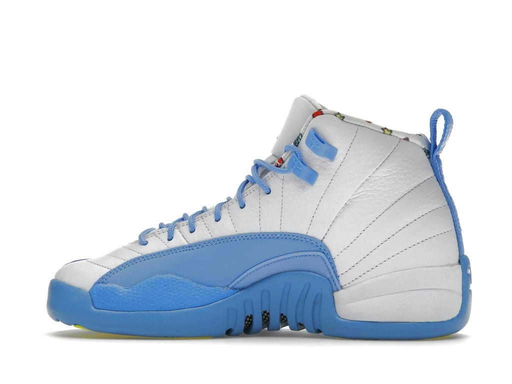 Air Jordan 12 Retro Emoji (GS) White/Lemon Venom DQ4365-114