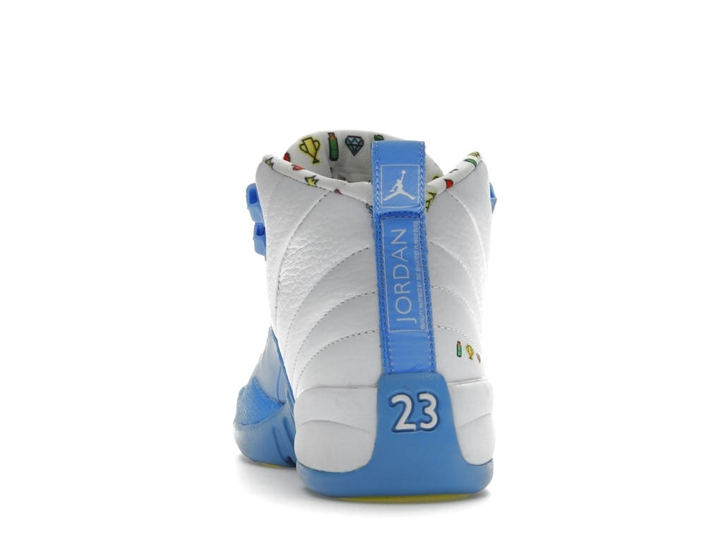 Air Jordan 12 Retro Emoji (GS) White/Lemon Venom DQ4365-114