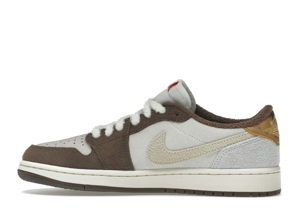 Jordan 1 Retro Low OG Year of the Rabbit – Sail/University Red-Brown – DV1312-200