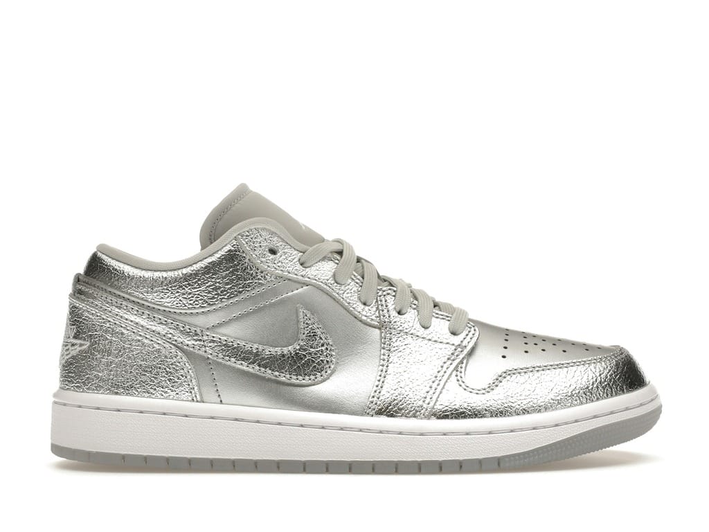 Jordan 1 Low SE Metallic Silver Women’s Sneaker FN5030-001