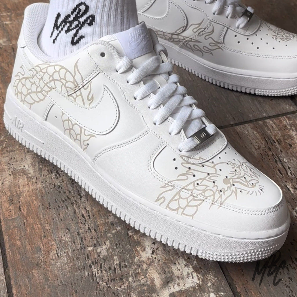 Flaming Dragon - Air Force 1 Custom