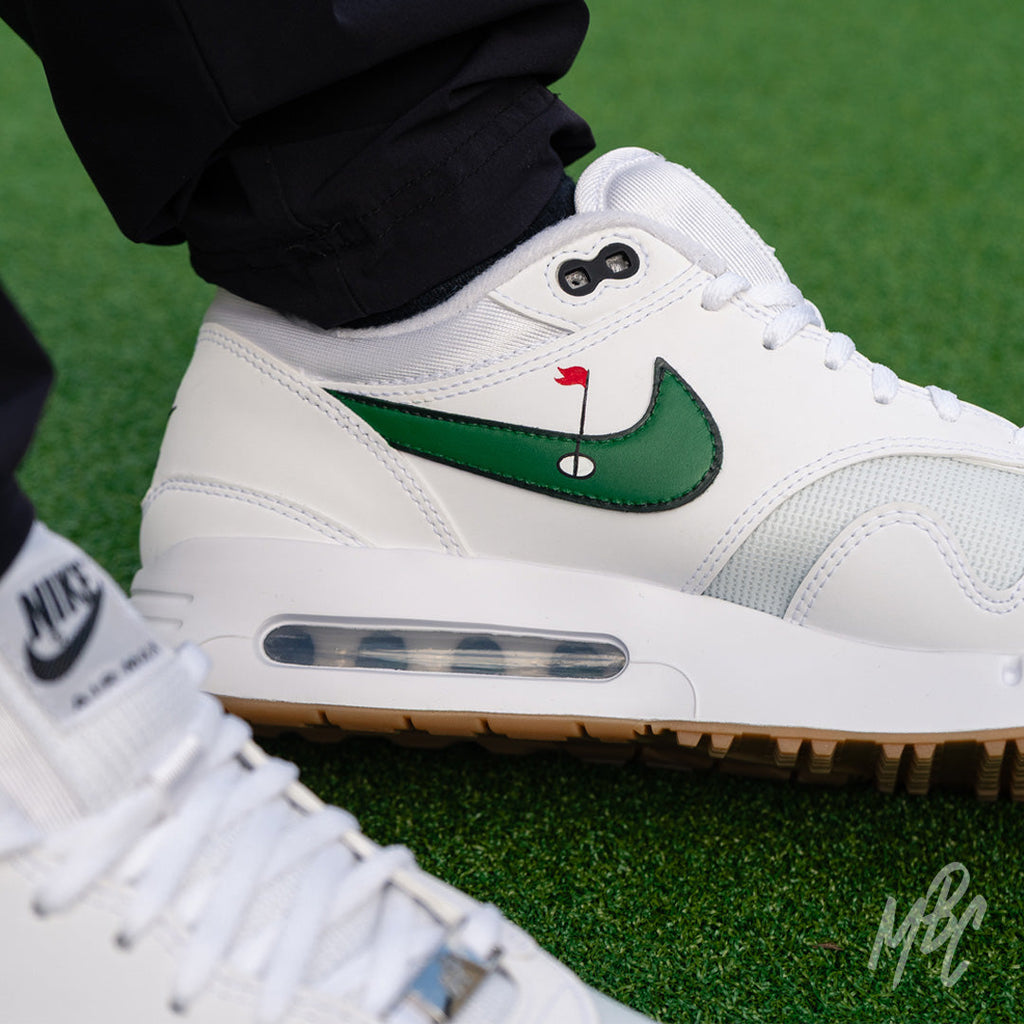 Clean on the Green - Air Max 1 Golf Custom