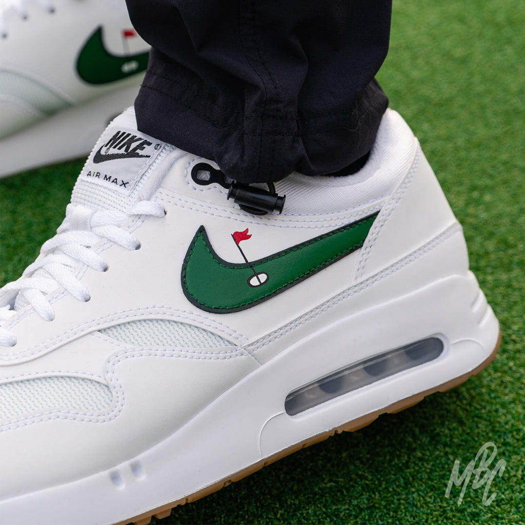 Clean on the Green - Air Max 1 Golf Custom