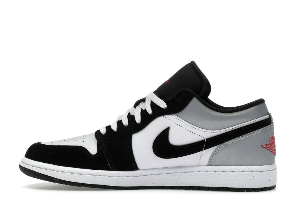 Jordan 1 Low SE White Fire Red Black Matte Silver HF3148-106