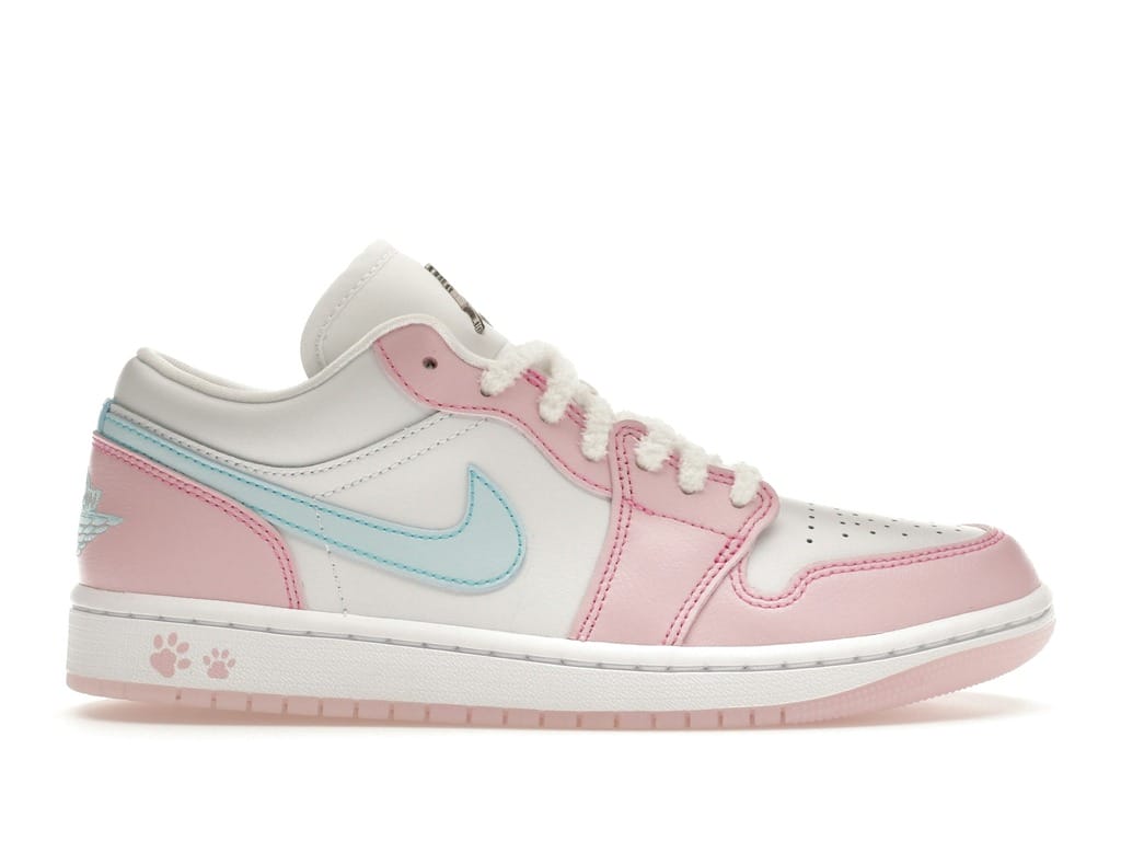 Jordan 1 Low SE Paw Print Pink Foam Women’s Sneakers HM3706-141