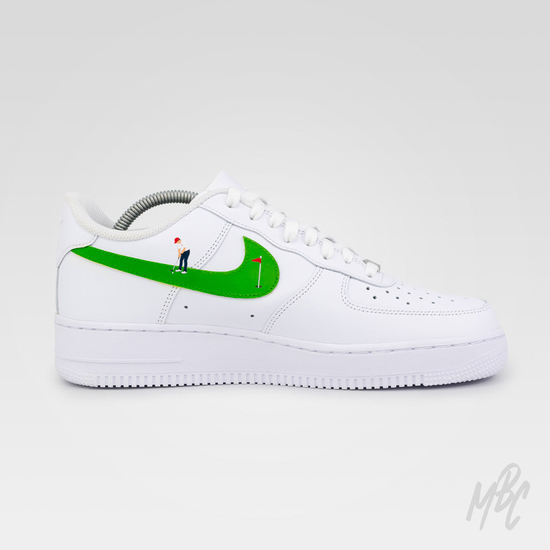 Putting Swoosh - Nike Air Force 1 Custom