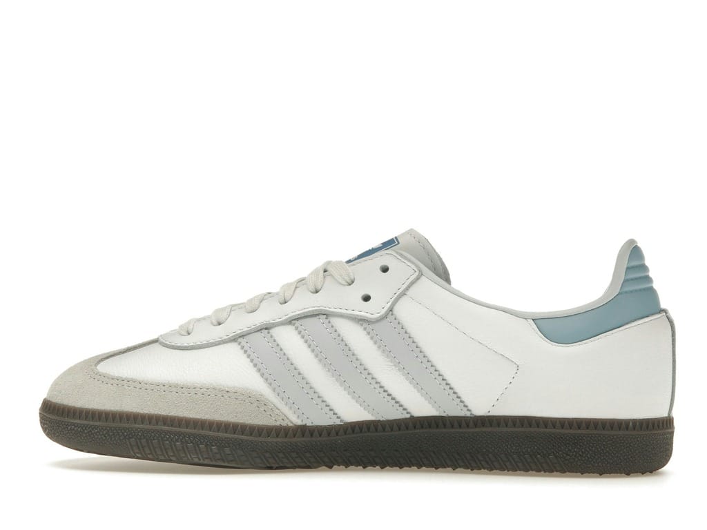Adidas Samba OG White Halo Blue Sneakers – Core White/Halo Blue/Gum 5 – ID2055
