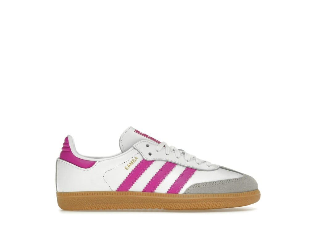 Adidas Samba OG Kids White Purple Shoes IH2873