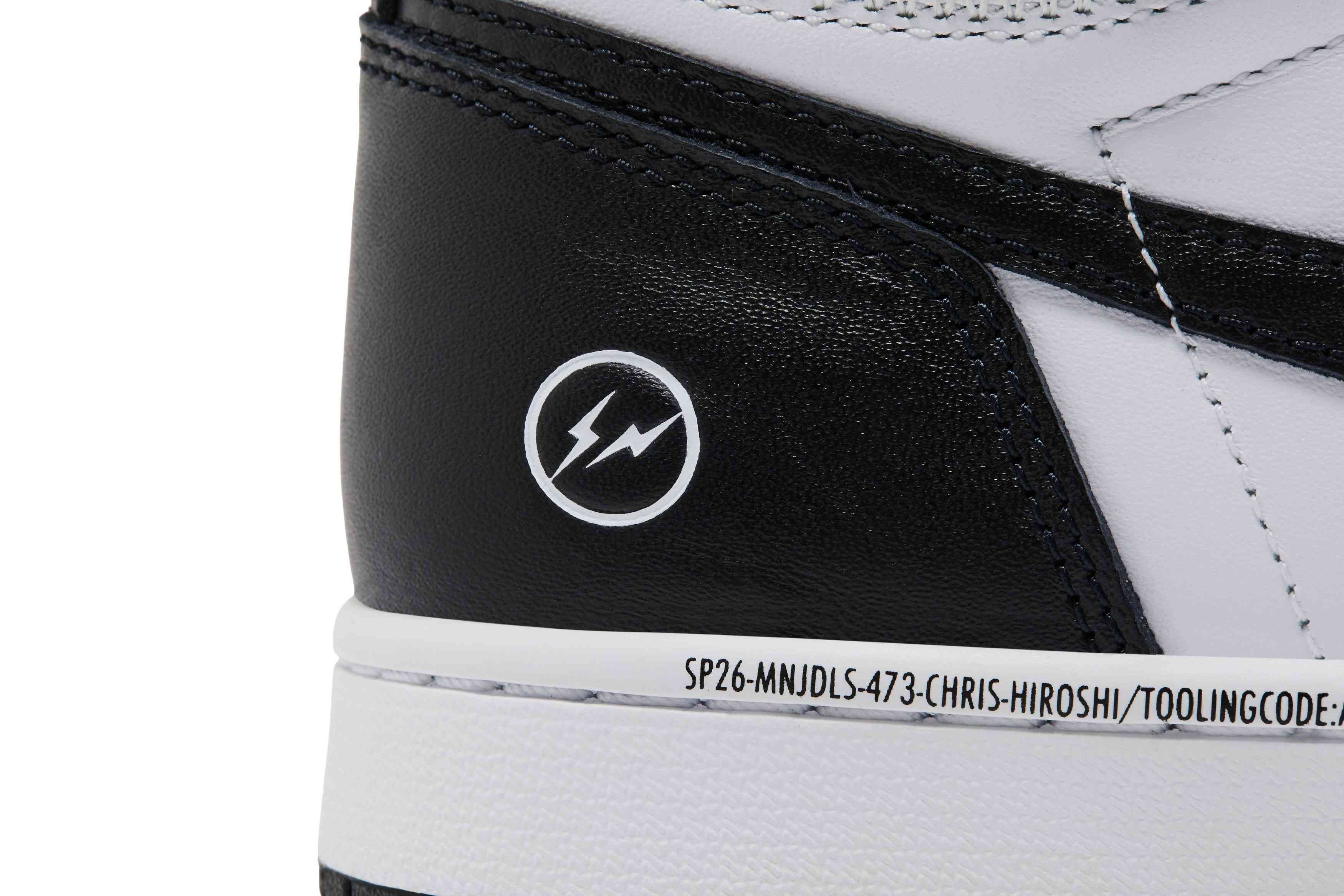 Fragment Design X Union La X Air Jordan 1 Retro High Og Sp White Black White Black