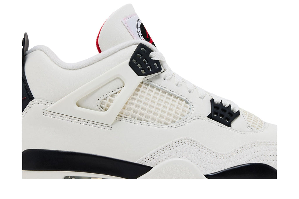 Air Jordan 4 Retro Flight Club Sail Black University Red